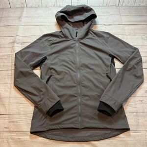 Sugoi Cycling‎ Jacket Full Zip Windbreaker Gray Women's Size Large